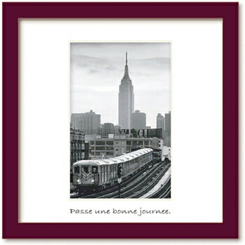 アートフレーム ゆうパケット Torsten-Andreas HOFFMANN Subway Nr 7 with Empire State Building ()/額入り 額装込 絵画 絵 壁掛け アート リビング 玄関 トイレ インテリア かわいい 壁飾り 癒やし プレゼント ギフト アートパネル ポスター アートフレーム おしゃれ 飾る