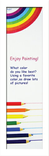 【スーパーSALE10%OFF】アートフレーム ゆうパケット えんぴつ/WH/インテリア 額入り 額装込 風景画 油絵 ポスター アート アートパネル リビング...