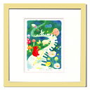 最大100%ポイントバック!限定抽選 絵画 壁飾り Ryo Music Garden/インテリア 額入り 額装込 風景画 油絵 ポスター アート アートパネル ...