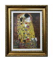 絵画 複製名画 F6号サイズ グスタフ・クリムト キス(接吻)