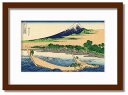 最大100%ポイントバック!限定抽選 絵画 和楽シリーズ インテリアアート 葛飾北斎 富嶽三十六景 東海道江尻田子の浦略図