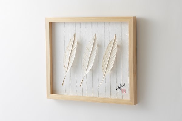 【スーパーSALE10%OFF】和紙アートフレーム AGLAONEMA(アグラオネマ)/白づくし/インテリア 額入り 額装込 風景画 油絵 ポスター アート ア...