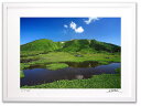 最大100%ポイントバック!限定抽選 アートフォト 絵画 壁掛け 夏の風景/白山/インテリア 壁掛け 額入り 額装込 風景画 油絵 ポスター アート アートパネ...