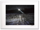 最大100%ポイントバック!限定抽選 アートフォト 絵画 壁掛け 月出と御宝庫/白山/インテリア 壁掛け 額入り 額装込 風景画 油絵 ポスター アート アート...