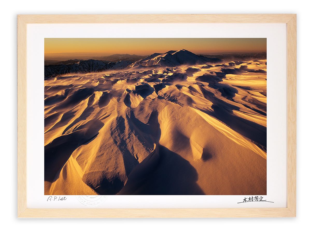 【スーパーSALE半額】アートフォト 絵画 壁掛け 厳冬の別山/白山/インテリア 壁掛け 額入り 額装込 風景画 油絵 ポスター アート アートパネル リビング...