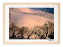 最大100%ポイントバック!限定抽選 アートフォト 絵画 壁掛け 雪尾根/白山/インテリア 壁掛け 額入り 額装込 風景画 油絵 ポスター アート アートパネル...