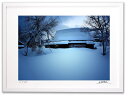 最大100%ポイントバック!限定抽選 アートフォト 絵画 壁掛け 雪の朝/白山市/インテリア 壁掛け 額入り 額装込 風景画 油絵 ポスター アート アートパネ...
