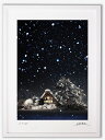 アートフォト 絵画 壁掛け 世界遺産白川郷・和田家と雪降り/岐阜県白川郷/インテリア 壁掛け 額入り 額装込 風景画 油絵 ポスター アート アートパネル リビング 玄関 プレゼント モダン アートフレーム おしゃれ 飾る