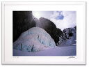 最大100%ポイントバック!限定抽選 アートフォト 絵画 壁掛け 氷塊・積雪期の百四丈滝/白山/インテリア 壁掛け 額入り 額装込 風景画 油絵 ポスター アー...