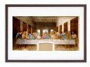 最大100%ポイントバック!限定抽選 版画 絵画 名画 最後の晩餐(1498) レオナルド・ダ・ヴィンチ インテリア 壁掛け 額入り アート アートパネル モダ...