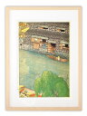 最大100%ポイントバック!限定抽選 川瀬巴水 版画 絵画 名画 日本画 <東京十二題>だいこんがし インテリア 壁掛け 額入り アート アートパネル モダン ...