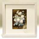 版画 絵画 バラのブーケ グワッシュ/ヴェラム 1825年 512×377 ルドゥーテ ボタニカル 薔薇 バラ インテリア 額入り 額装込 風景画 油絵 ポスタ...