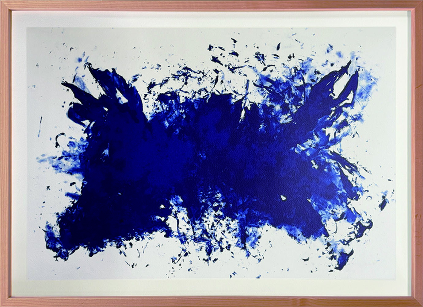 絵画・抽象画 Yves Klein Hommage a Tennessee Williams,1960（Silkscreen)(イヴ・クライン オマージュ ア テネシー ウィリアムズ（シルクスクリーン）) アートフレーム 飾る 5Lサイズ おしゃれ 壁掛け 絵