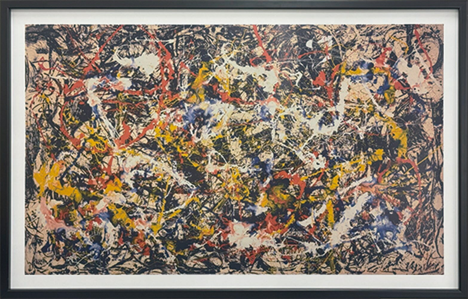 名画 抽象画 ジャクソン ポロック コンバージェンス 収れん ジャクソンポロック JacksonPollock ポロック 抽象画 モダンアート 現代アート アクションペインティング インテリア おしゃれ アメリカ ニューヨーク オフィス ホテル 名画 複製画 アートポスター 美術館