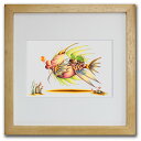 色鉛筆画・版画 ゆうパケット お洒落魚 SHOji/インテリア 額入り 額装込 風景画 油絵 ポスター アート アートパネル リビング 玄関 プレゼント モダン...