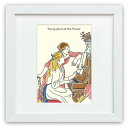 最大100%ポイントバック!限定抽選 ラインアートで世界の名画 絵画 ルノワール ピアノに寄る少女たち / 額入り 額装込 風景画 絵画 アート リビング 玄関...