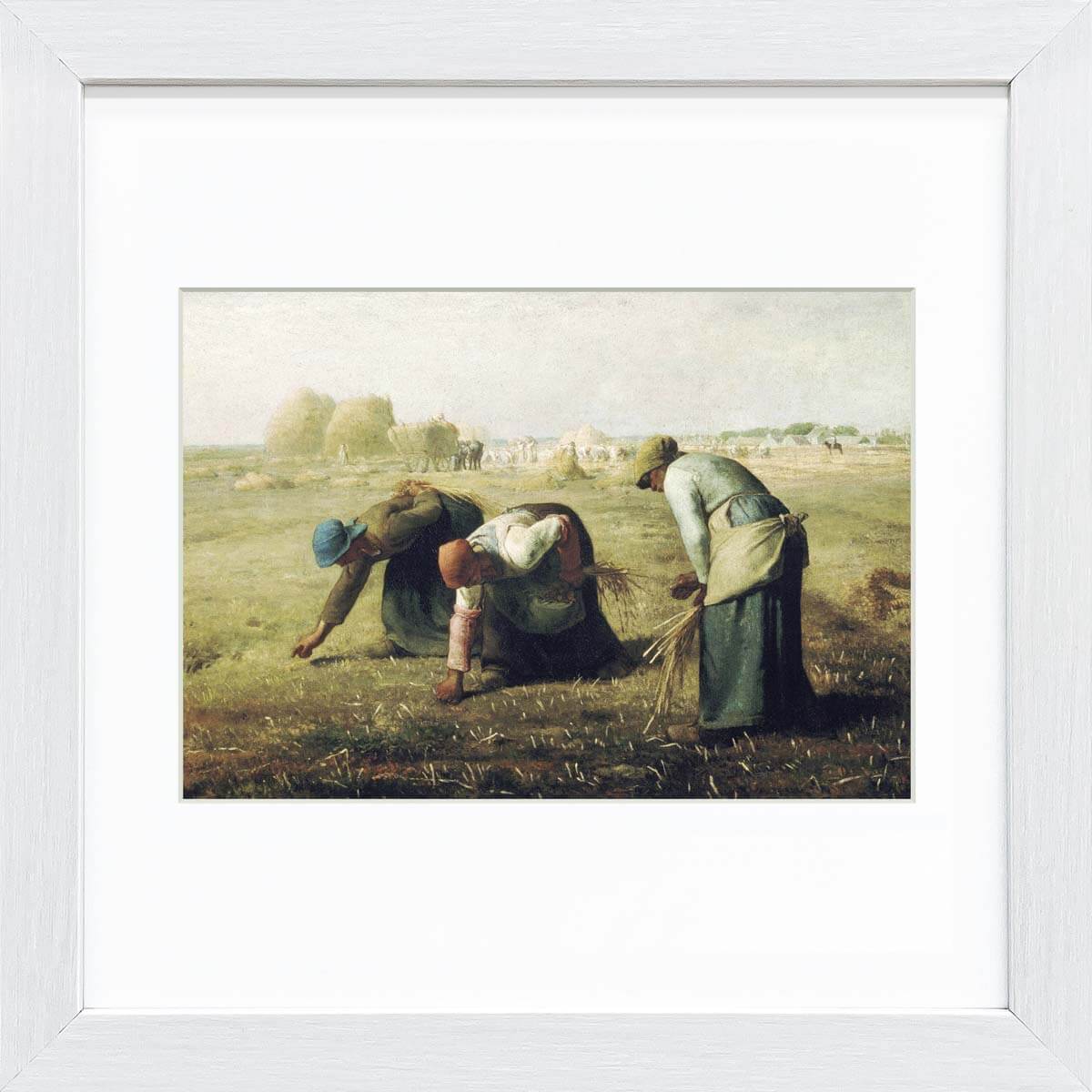 【スーパーSALE10%OFF】おうち美術館 ミレー 落穂拾い / ゆうパケット 額入り 額装込 風景画 絵画 アート リビング 玄関 トイレ インテリア かわ...