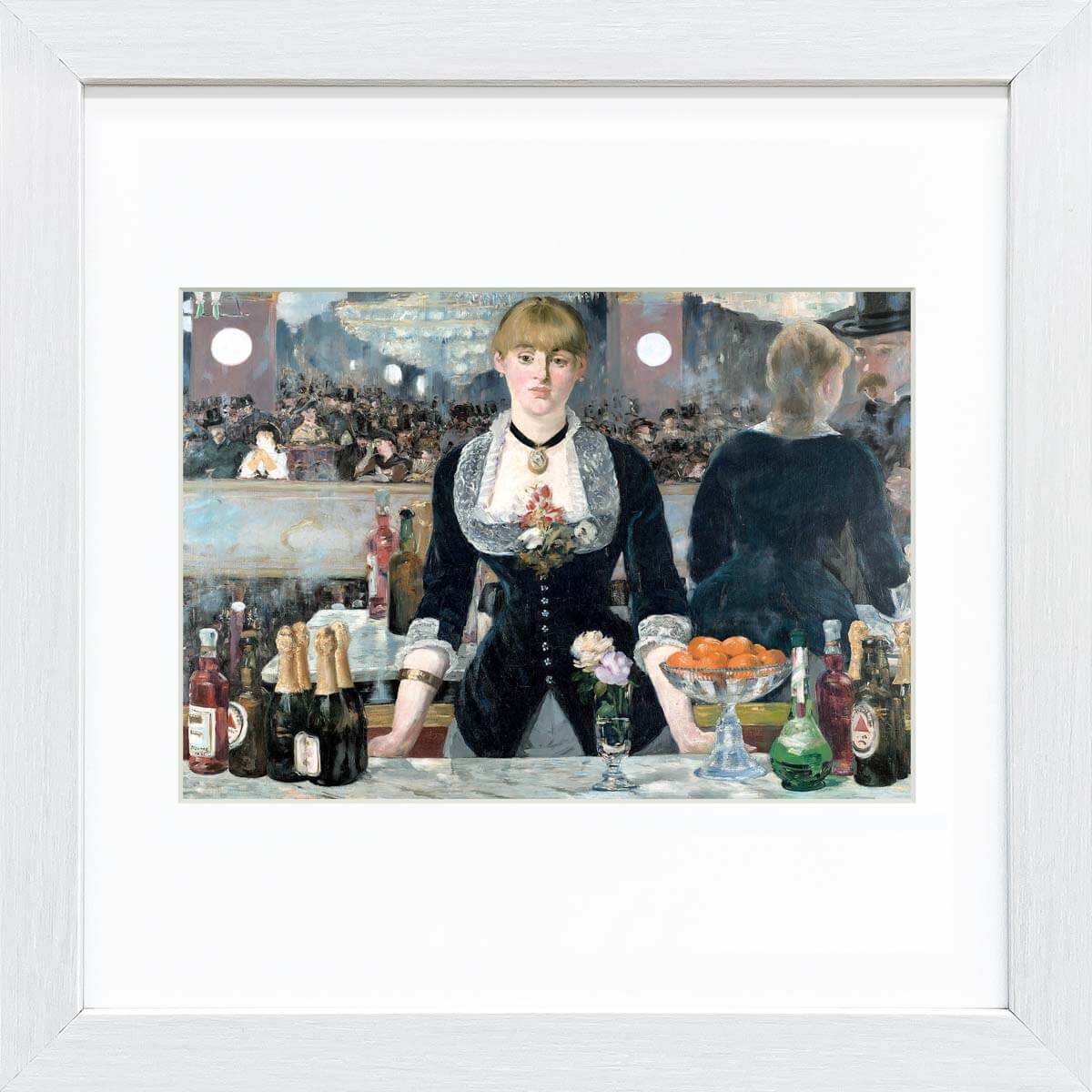 【スーパーSALE10%OFF】おうち美術館 マネ フォリー・ベルジェールのバー / ゆうパケット 額入り 額装込 風景画 絵画 アート リビング 玄関 トイレ...