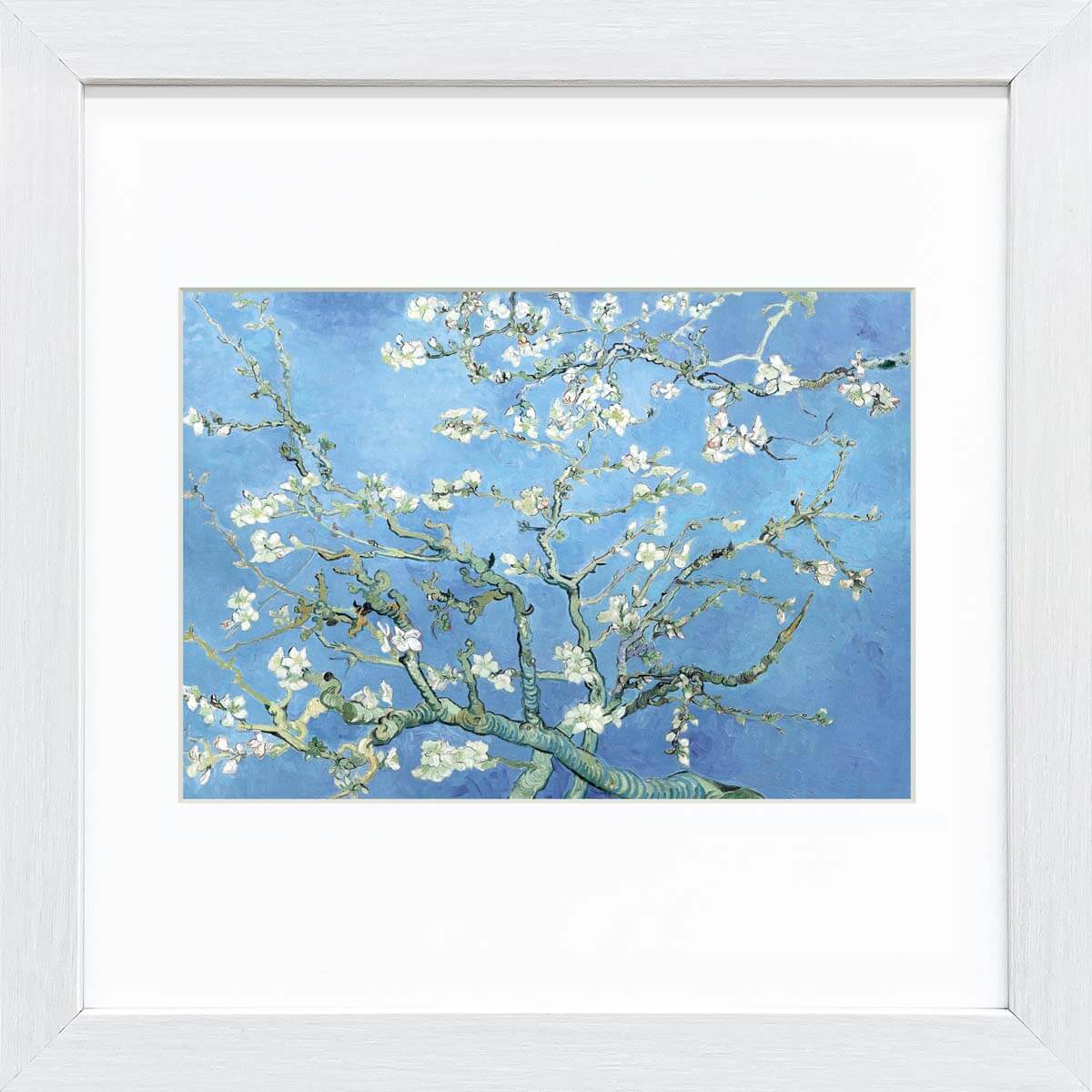 【スーパーSALE10%OFF】おうち美術館 ゴッホ 花咲くアーモンドの枝 / ゆうパケット 額入り 額装込 風景画 絵画 アート リビング 玄関 トイレ イン...