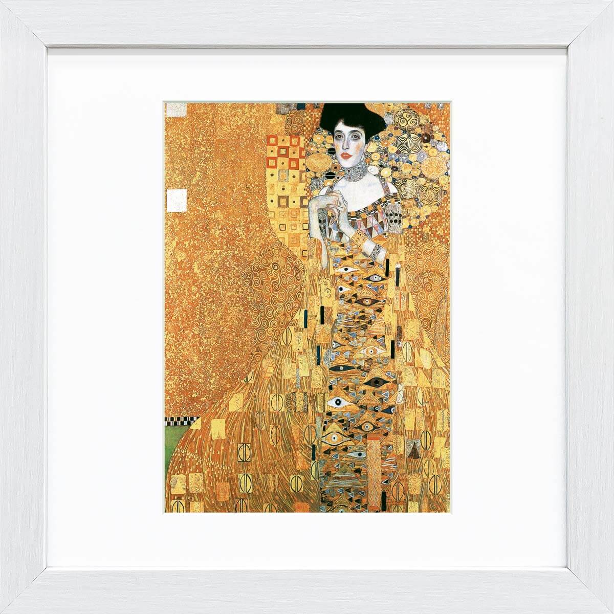 【スーパーSALE10%OFF】おうち美術館 クリムト アデーレブロッホ=バウアーの肖像 / ゆうパケット 額入り 額装込 風景画 絵画 アート リビング 玄関...