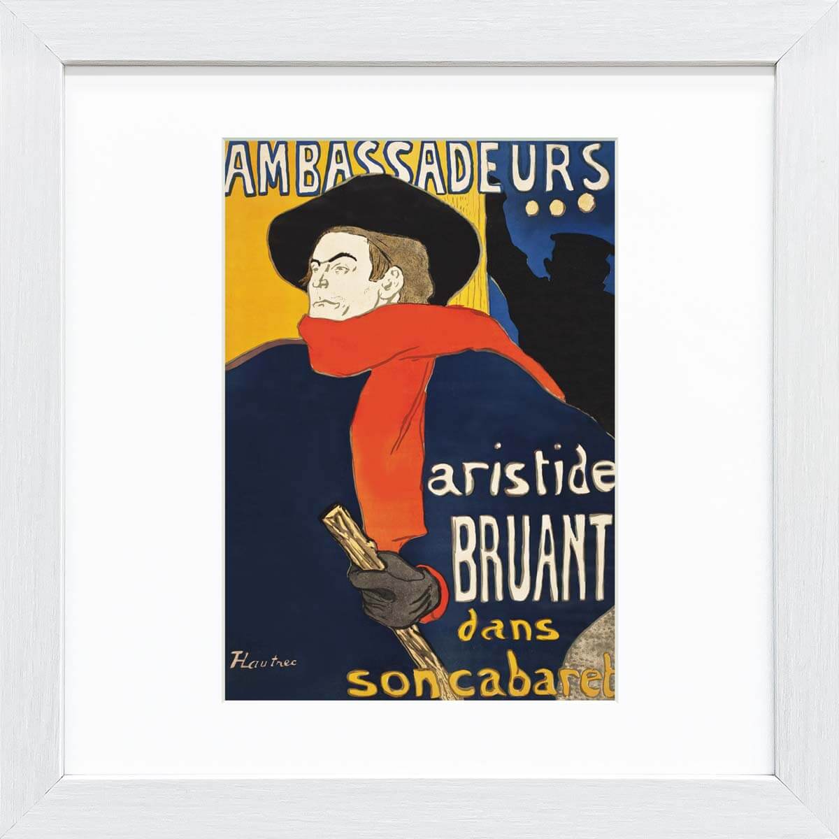 【スーパーSALE10%OFF】おうち美術館 ロートレック アンバサドゥール:アリスティッド・ブリュアン / ゆうパケット 額入り 額装込 風景画 絵画 アート...