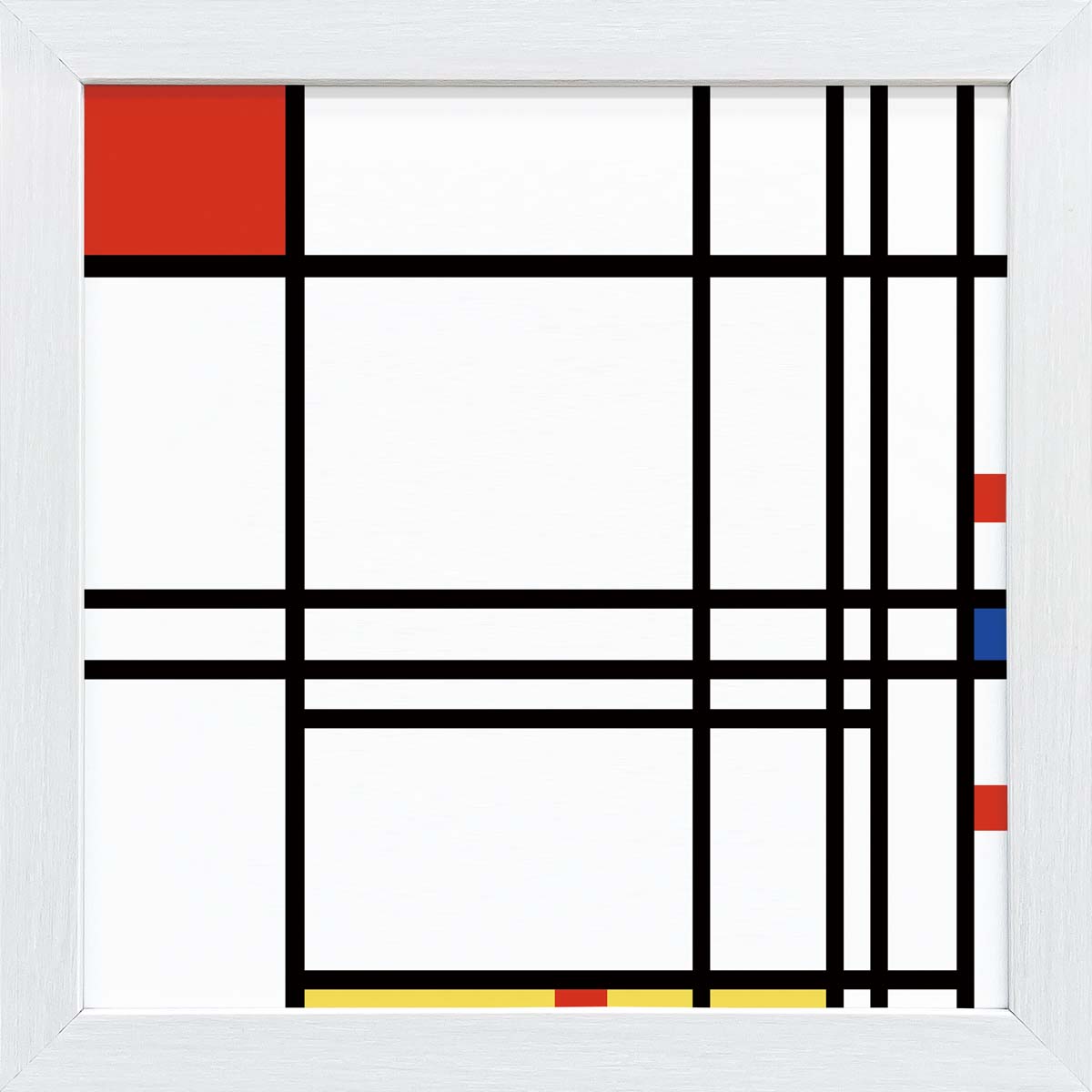 【スーパーSALE10%OFF】おうち美術館 モンドリアン 抽象化 / ゆうパケット 額入り 額装込 風景画 絵画 アート リビング 玄関 トイレ インテリア ...