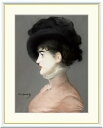 最大100%ポイントバック!限定抽選 10年保証 名画 油絵 イルマ・ブルンナーの肖像 エドゥアール・マネ 手彩仕上 高精細巧芸画/インテリア 額入り 額装込 ...