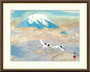 最大100%ポイントバック!限定抽選 10年保証 名画 油絵 舞鶴図 川端龍子 手彩仕上 高精細巧芸画/インテリア 額入り 額装込 アート リビング プレゼント...