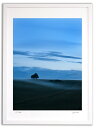 最大100%ポイントバック!限定抽選 アートフォト 絵画 壁掛け 青の時間(Blue Hour 2010 )/インテリア 壁掛け 額入り 額装込 風景画 油絵 ...