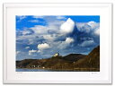 最大100%ポイントバック!限定抽選 アートフォト 絵画 壁掛け マルクスブルグ城(Castle Marxburg)/インテリア 壁掛け 額入り 額装込 風景画...