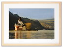 アートフォト 絵画 壁掛け ファルツ・グラーフェンシュタイン城(Castle Pfalzgrafenstein)/額入り 額装込 絵画 絵 壁掛け アート リビ...