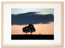 最大100%ポイントバック!限定抽選 アートフォト 絵画 壁掛け 夕暮れの静けさ(Evening Quiet 2012)/インテリア 壁掛け 額入り 額装込 風...