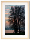 最大100%ポイントバック!限定抽選 アートフォト 絵画 壁掛け 夕暮れの散歩(Evening Stroll)/インテリア 壁掛け 額入り 額装込 風景画 油絵...
