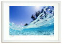 最大100%ポイントバック!限定抽選 アートフォト 絵画 波間とヨット/海 インテリア 額入り 額装込 風景画 油絵 ポスター アート アートパネル リビング ...