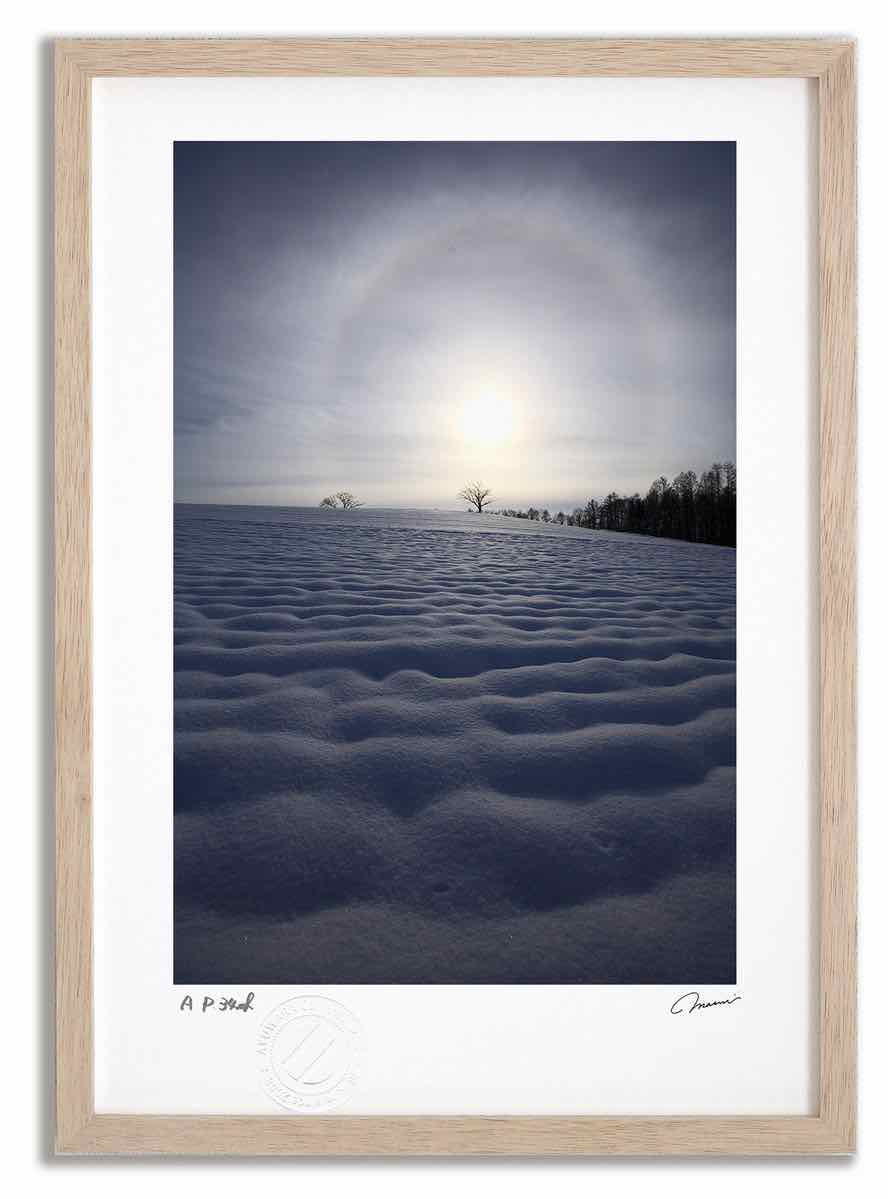 【スーパーSALE半額】アートフォト 絵画 日輪1 高橋真澄/インテリア 額入り 額装込 風景画 油絵 ポスター アート アートパネル リビング 玄関 プレゼン...