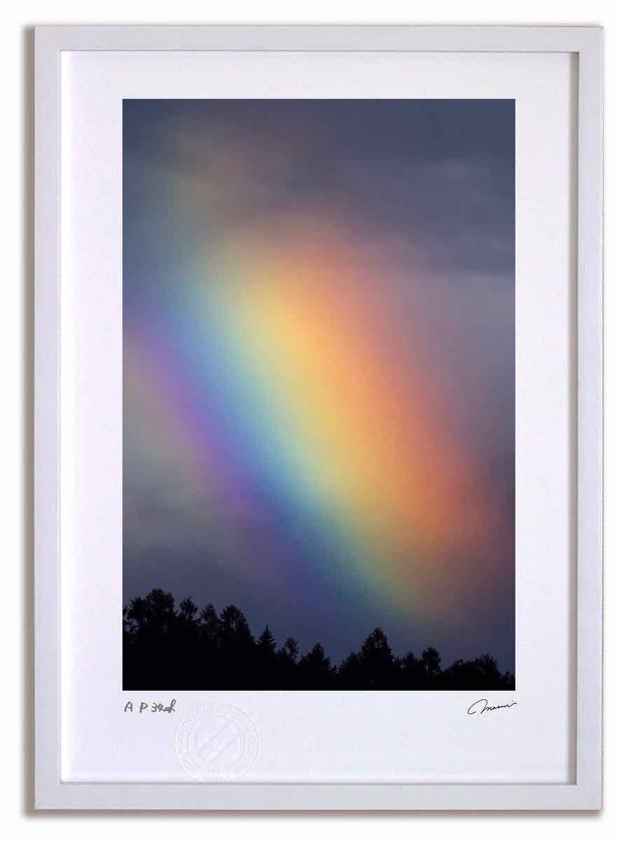 【スーパーSALE半額】アートフォト 絵画 ベスト 虹9 高橋真澄/インテリア 額入り 額装込 風景画 油絵 ポスター アート アートパネル リビング 玄関 プ...