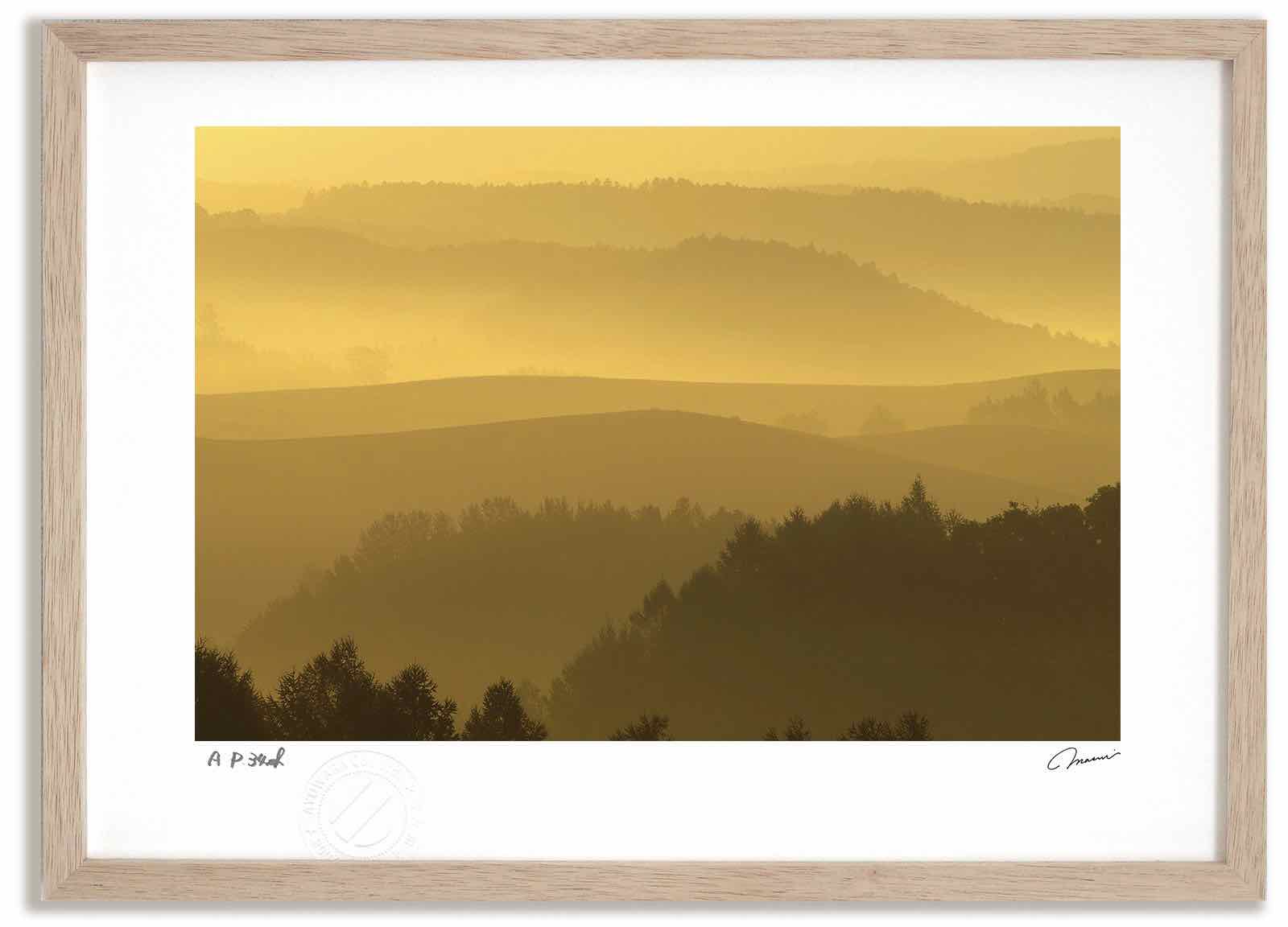 【スーパーSALE半額】アートフォト 絵画 黄金色の日の出4 高橋真澄/インテリア 額入り 額装込 風景画 油絵 ポスター アート アートパネル リビング 玄関...