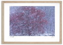 アートフォト 絵画 降雪1 高橋真澄/インテリア 額入り 額装込 風景画 油絵 ポスター アート アートパネル リビング 玄関 プレゼント モダン アートフレーム 飾る おしゃれ 壁掛け 絵