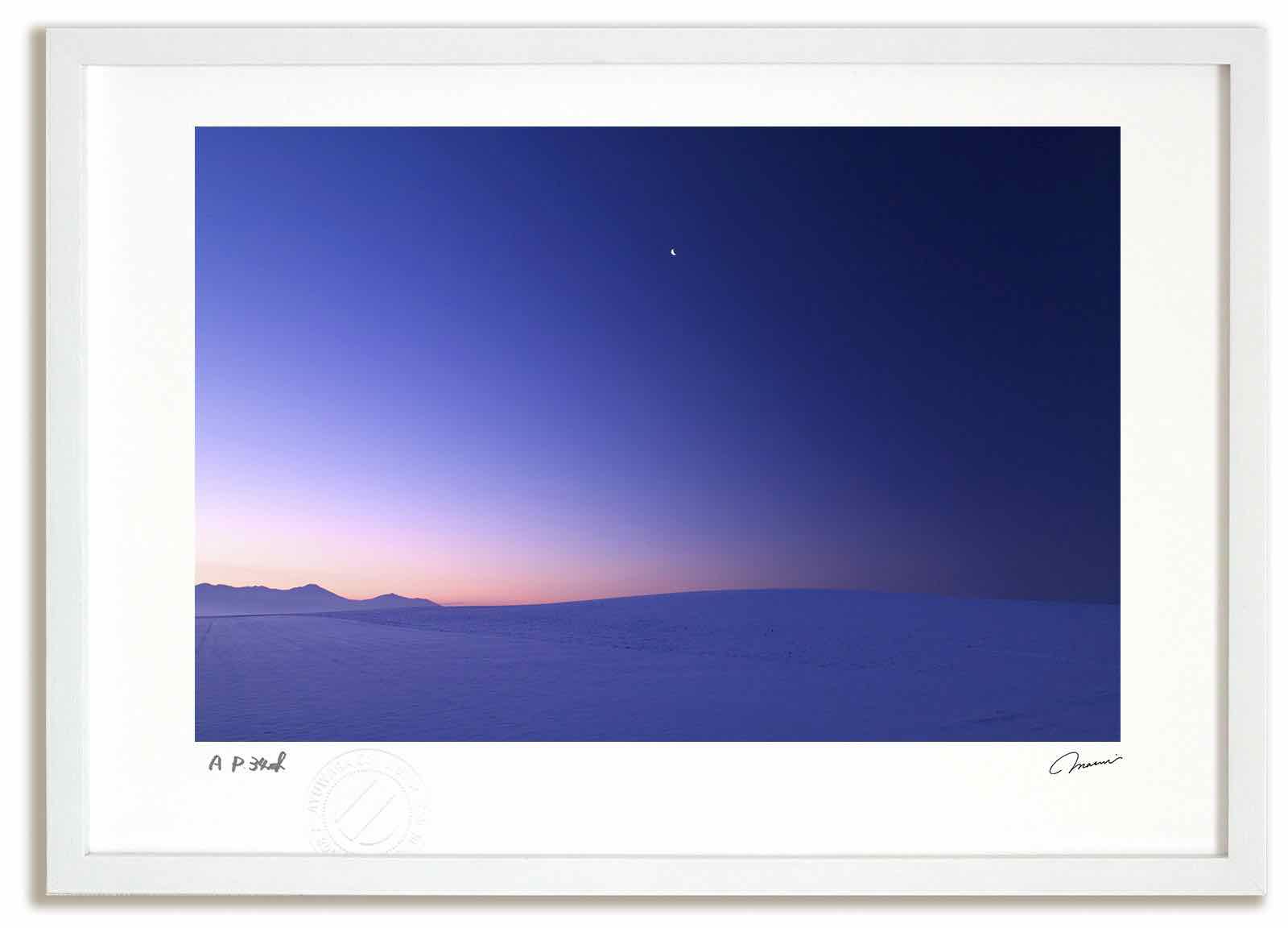 【スーパーSALE半額】アートフォト 絵画 夜明け前3 高橋真澄/インテリア 額入り 額装込 風景画 油絵 ポスター アート アートパネル リビング 玄関 プレ...