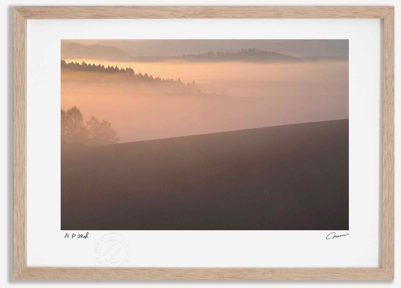 【スーパーSALE半額】アートフォト 絵画 朝の丘7 高橋真澄/インテリア 額入り 額装込 風景画 油絵 ポスター アート アートパネル リビング 玄関 プレゼ...