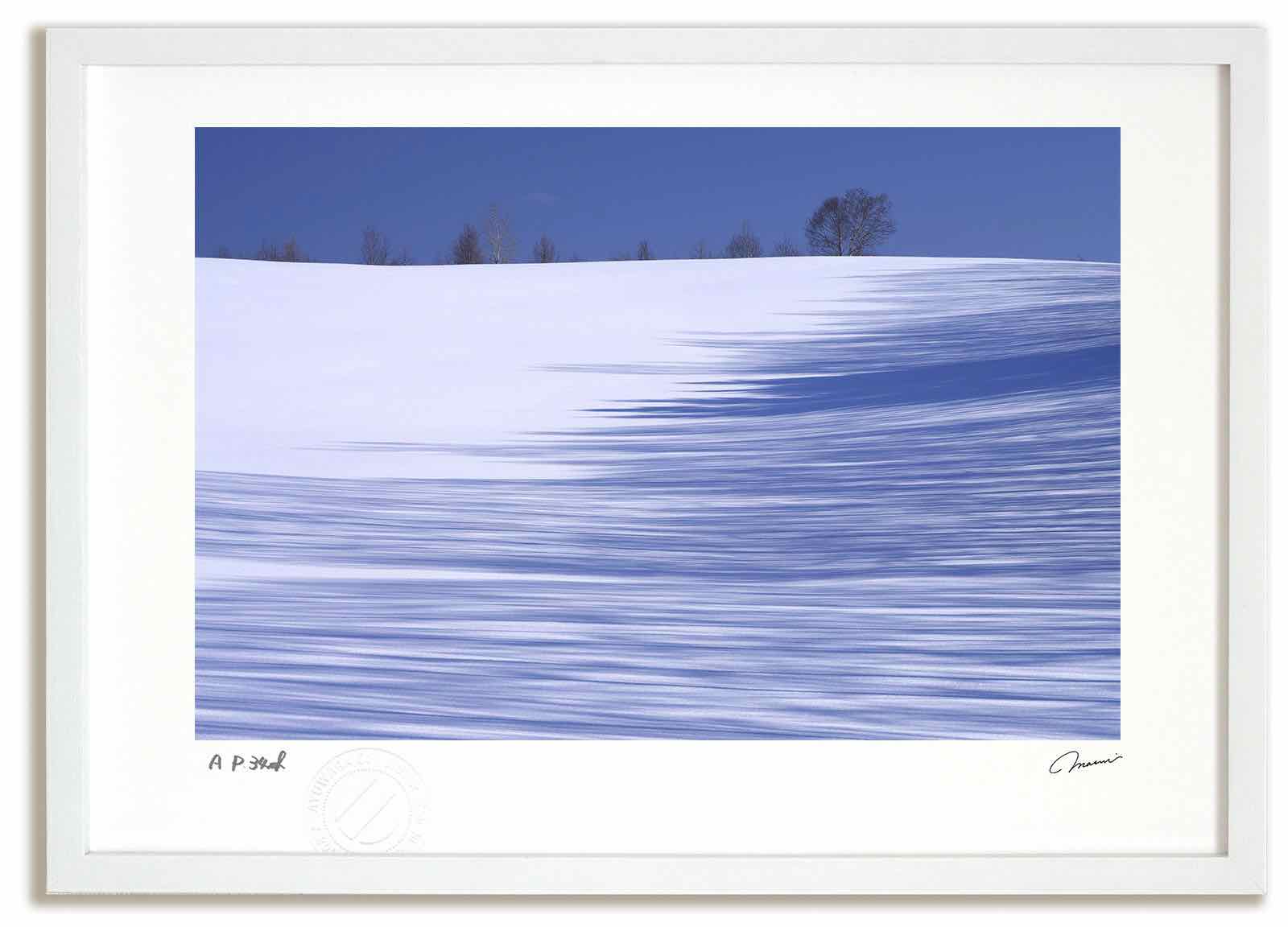 【スーパーSALE半額】アートフォト 絵画 蒼い影9 高橋真澄/インテリア 額入り 額装込 風景画 油絵 ポスター アート アートパネル リビング 玄関 プレゼ...