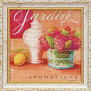 ゆうパケット ミニゲル アートフレーム アンジェラ スターリング 「アロマガーデン」/インテリア 飾る 額入り 額装込 油絵 ポスター アート 印象派 直筆 ビ...