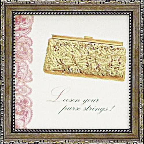 絵画 ゆうパケット ミニゲル アートフレーム マルコ ファビアノ 「ルーズ ユア パース ストリング」/額入り 絵画 アート リビング 玄関 トイレ インテリア...