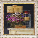 ミニゲル アートフレーム アンジェラ スターリング 「ジャルダン ドゥ アンティーク」 ゆうパケット/額入り 絵画 アート リビング 玄関 トイレ インテリア ...