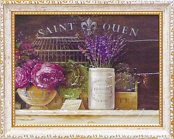 ミニゲル アートフレーム アンジェラ スターリング 「サントゥアン ヴィネット ディテール」 ゆうパケット/額入り 額装込 風景画 絵画 アート リビング 玄関...