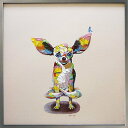 最大100%ポイントバック!限定抽選 絵画 アート ストレンジ チワワ/インテリア 額入り 額装込 風景画 油絵 ポスター アート アートパネル リビング 玄関...