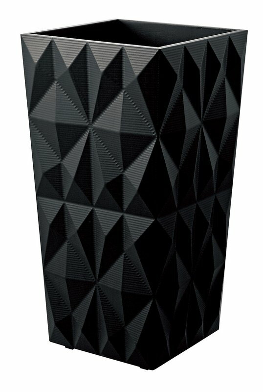 【スーパーSALE10％OFF】花瓶 プラディック ベース アート トライアングル (ブラック)/イ ...