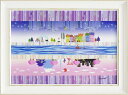 最大100%ポイントバック!限定抽選 絵画 なかの まりの 別世界/インテリア 額入り 額装込 風景画 油絵 ポスター アート アートパネル リビング 玄関 プ...