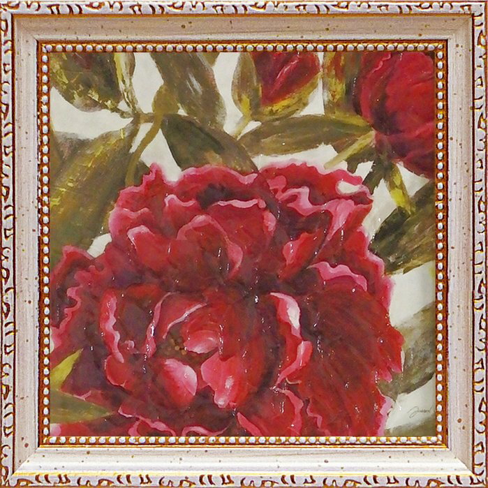 絵画 ゆうパケット ミニゲル アートフレーム ジャーゲン ゴッツクラグ「パッショネイト ガーデン2」/額入り 絵画 アート リビング 玄関 トイレ インテリア ...