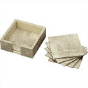 レザー ノーブル コースター 6枚セット(ロハス ブラウン)/インテリア 壁掛け 額入り 額装込 風景画 油絵 ポスター アート アートパネル リビング 玄関 ...